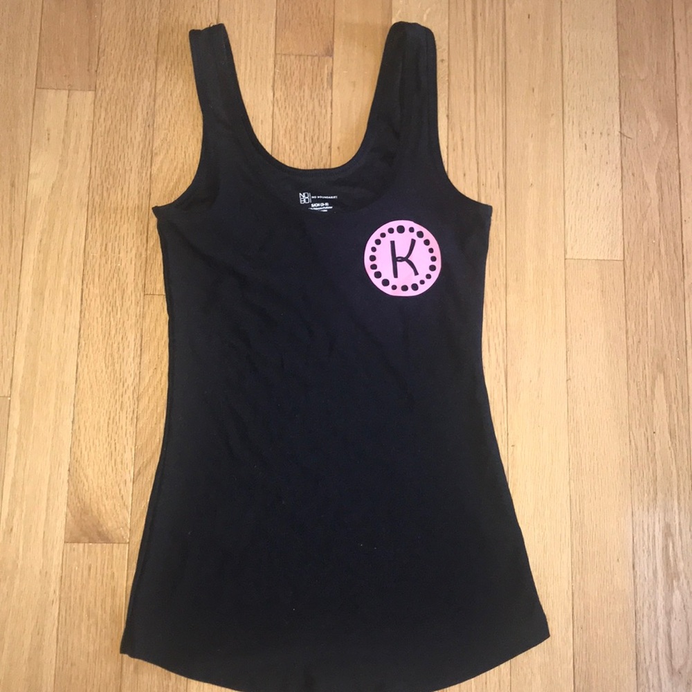 No boundaries Black Soft Tank K initial Small
